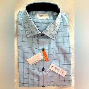 Lorenzo Uomo Blue Checkered Men's Shirt